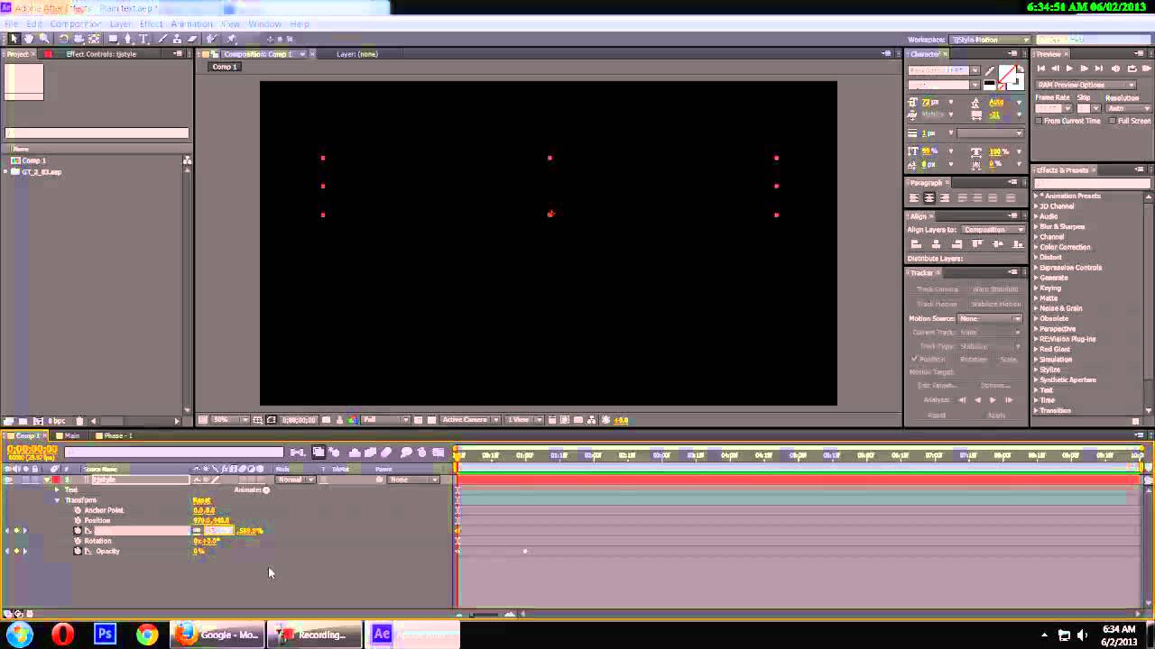 Scale, Rotation and Opacity Image