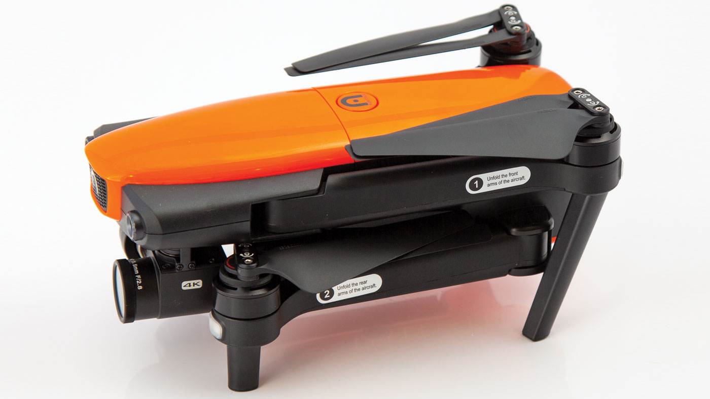 Autel Robotics EVO, folded side-view