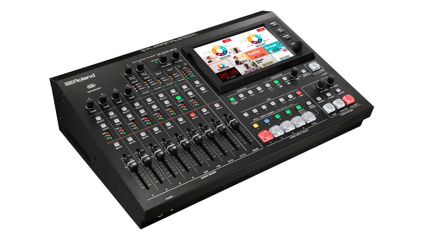 Roland introduces the VR-50HD MK II multi-format AV mixer - Videomaker