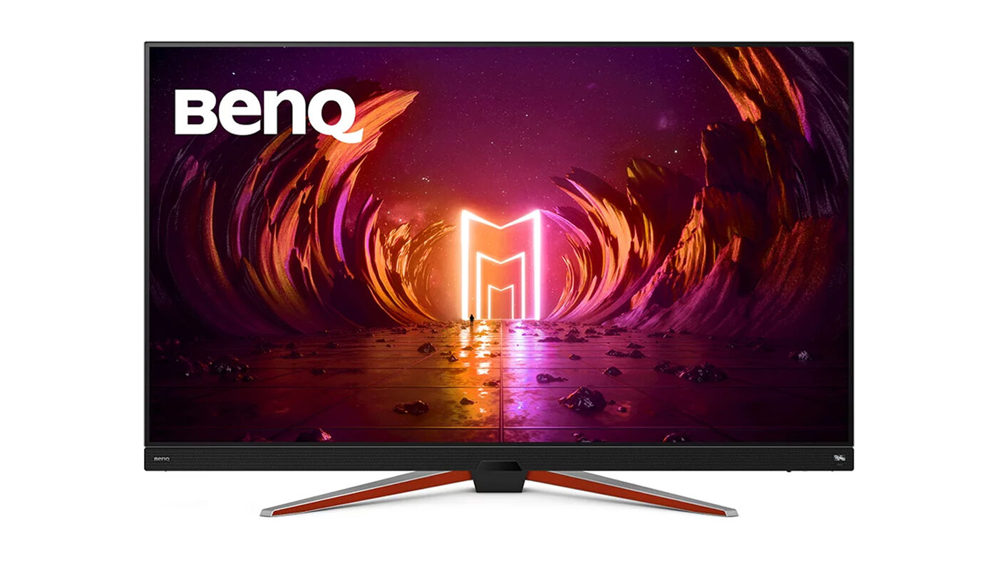 BenQ EX480UZ 48" 4K gaming monitor on white background