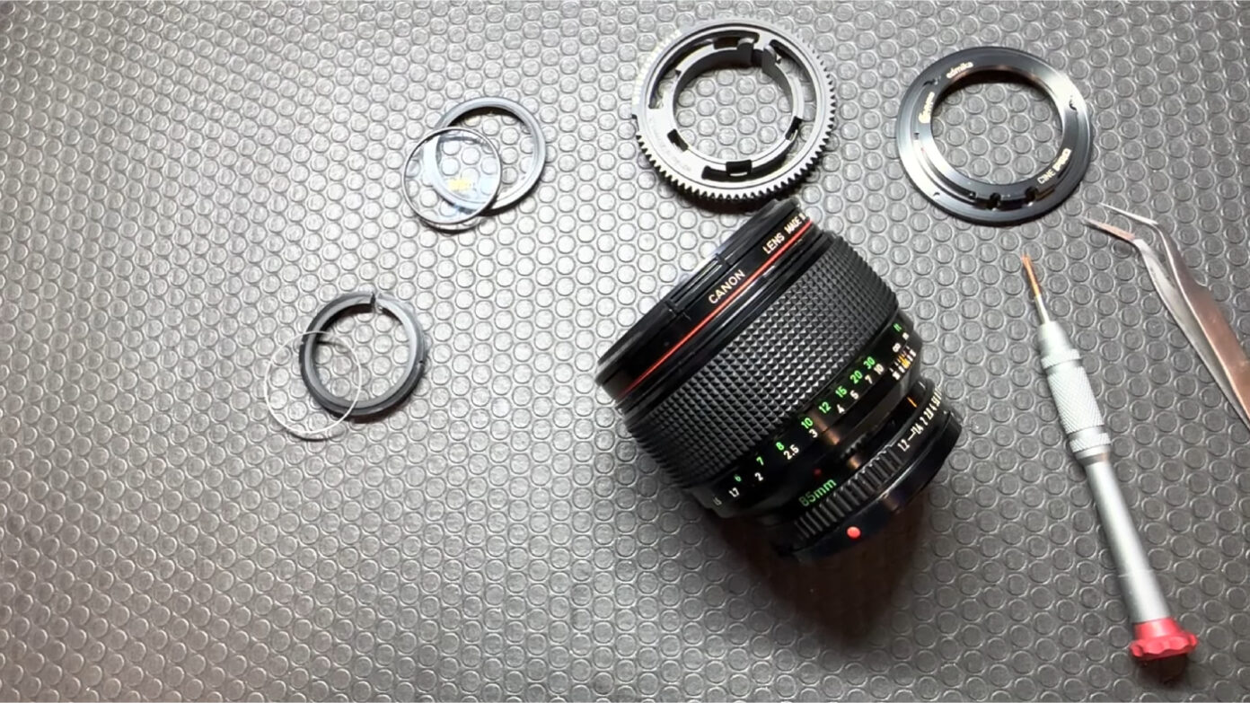 Simmod Lens launches DIY conversion kit for Canon FD 85mm f1.2 L lens