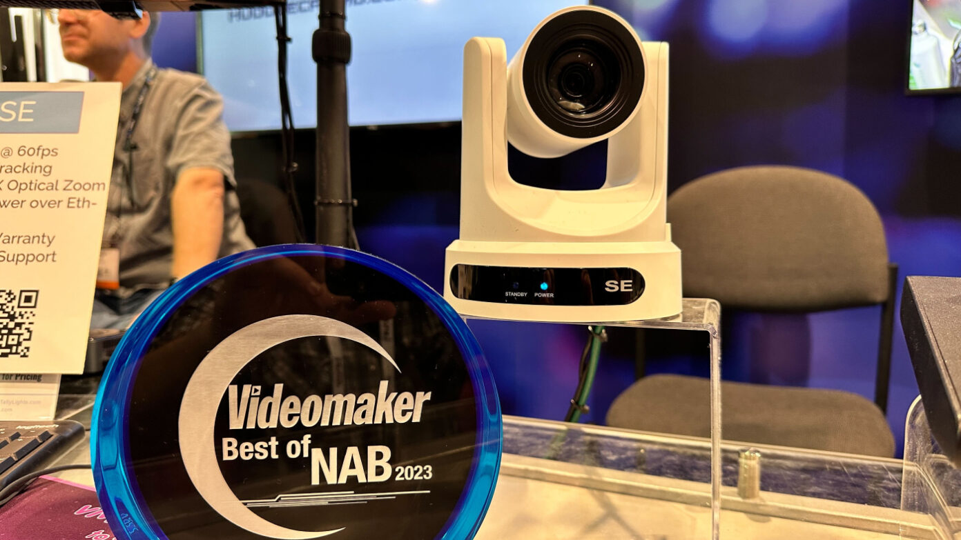 NAB 2023 PTZOptics Move SE wins Best PTZ Camera Videomaker