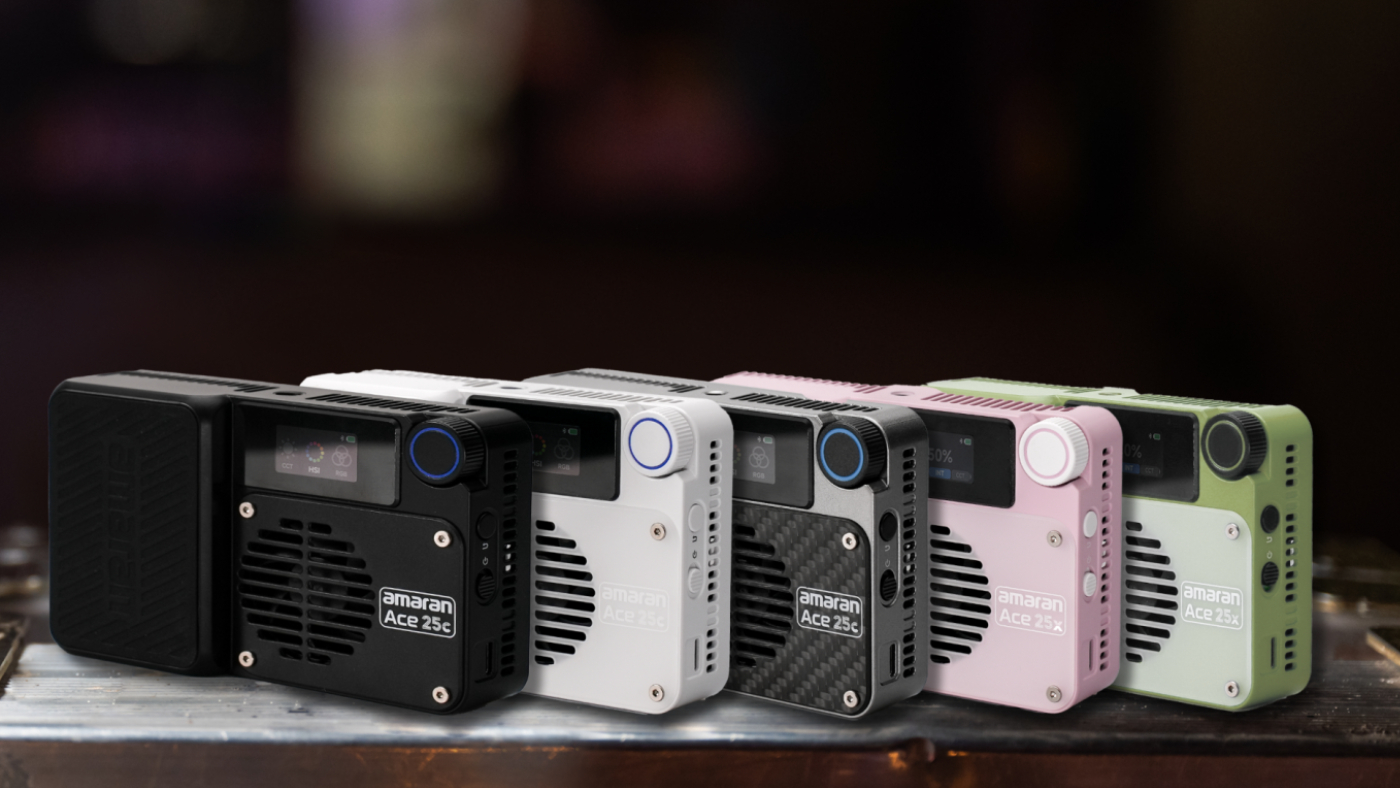 amaran reveals new Ace 25 brightest ever compact LED lights