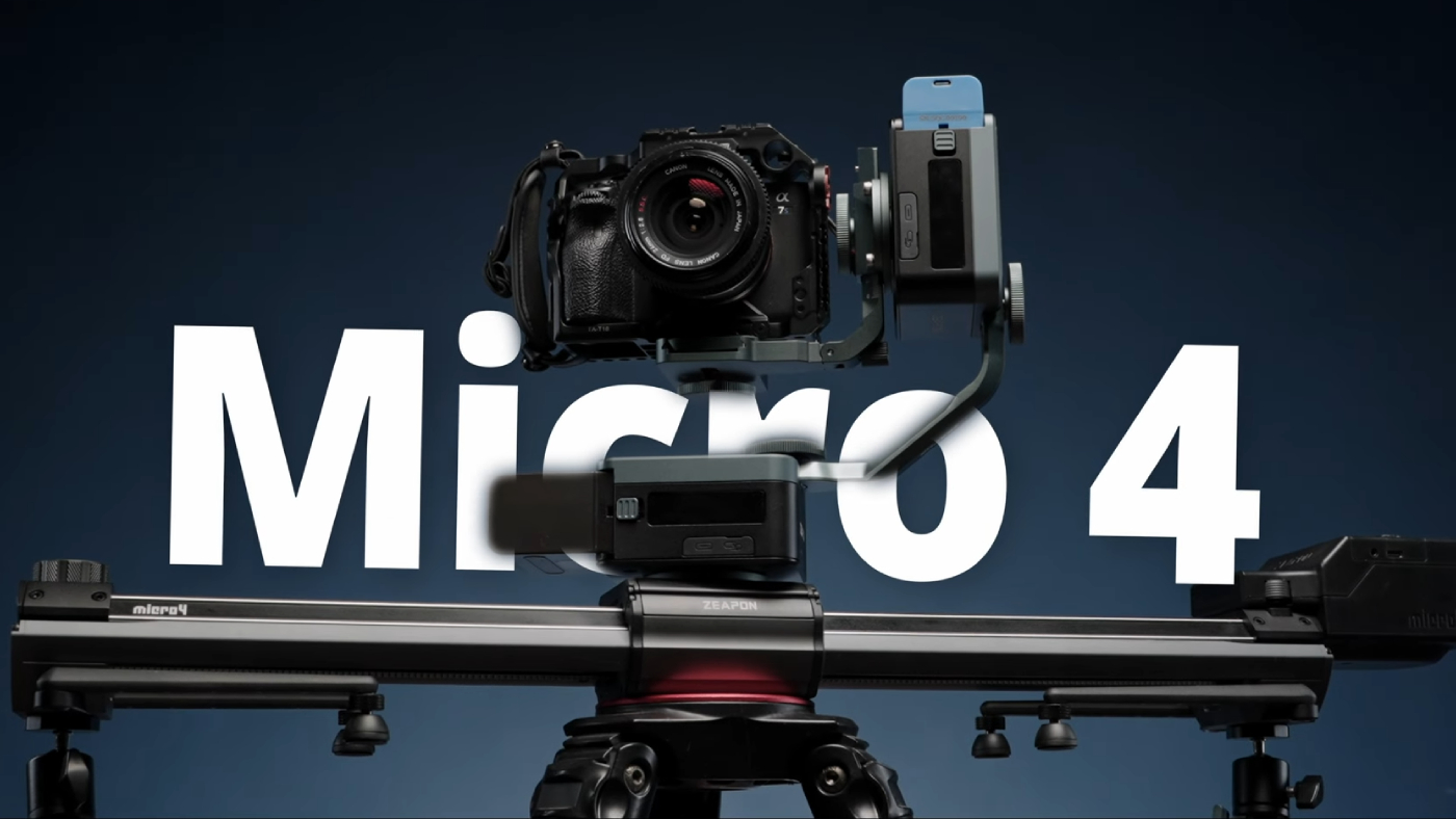 Zeapon announces new Micro4 motorized sliders - Videomaker