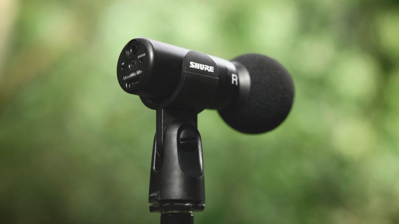 Shure unveils new MoveMic 88+ wireless stereo microphone