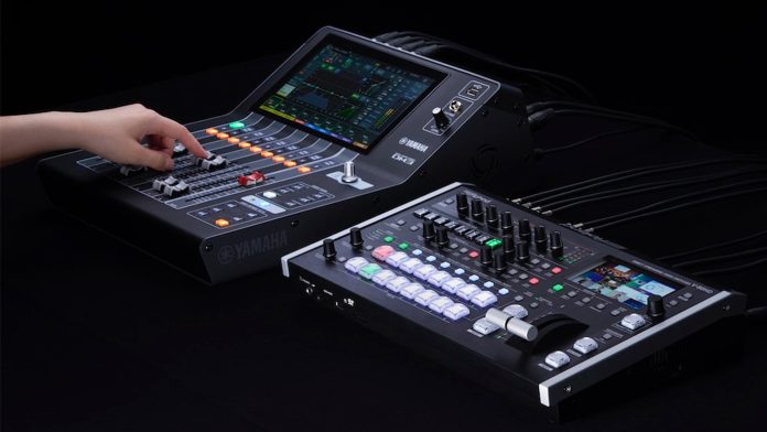 V-80HD Direct Streaming Video Switcher and the Yamaha DM3 Digital Mixing Console