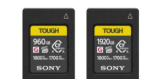 Sony CFexpress Type A cards