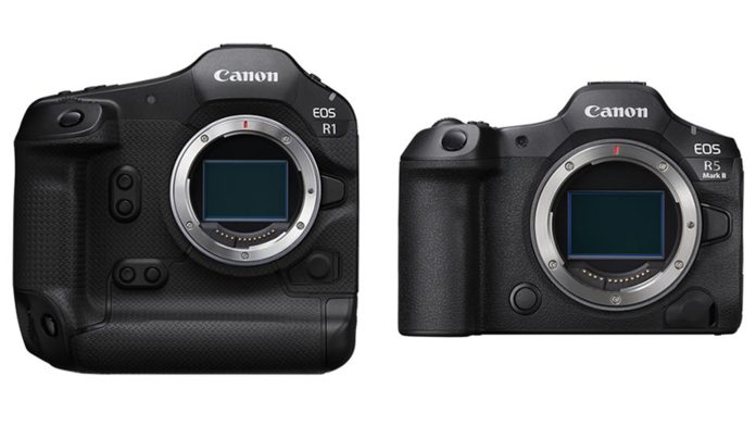 Canon EOS R1 and EOS R5 Mark II
