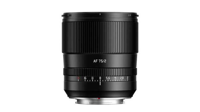TTArtisan AF 75mm F2 prime lens for Fujifilm X-mount cameras