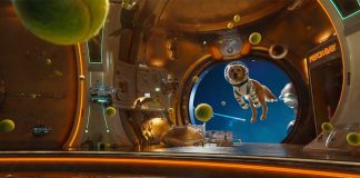 Sora 2 AI-generated image of a dog in a spaceship