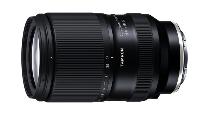 Tamron 25-200mm F/2.8-5.6 Di III VXD G2 zoom lens