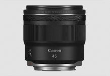 Canon RF45mm F1.2 STM prime lens