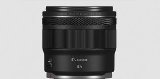 Canon RF45mm F1.2 STM prime lens