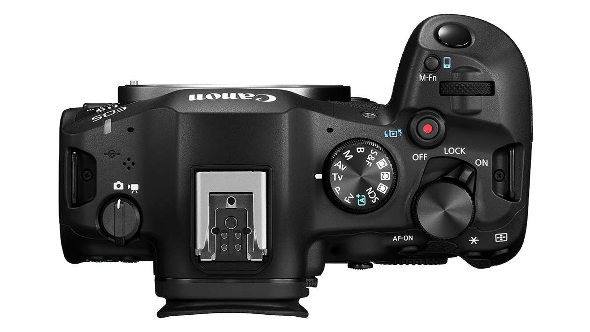 Canon EOS R6 Mark III top view 