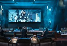 Color grading suite with multiple operators running DaVinci Resolve Studio