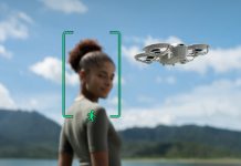 DJI Neo tracking a person