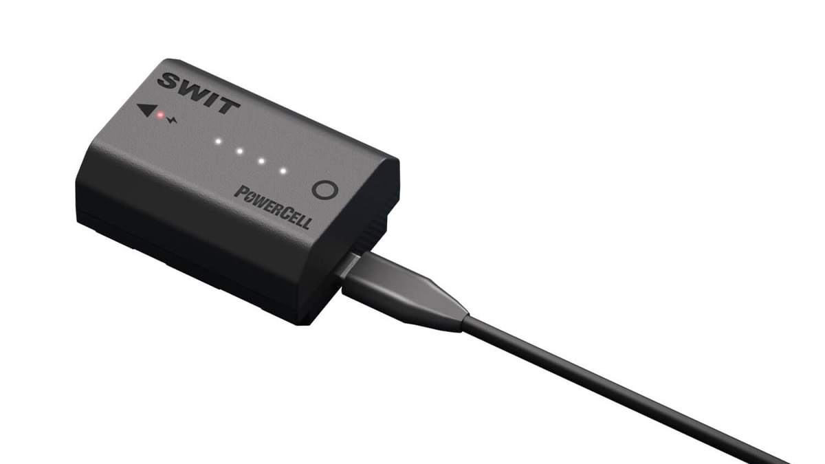 Charging SWIT PowerCell battery via USB-C
