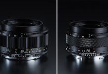 Nikon Z mount and Sony E mount Cosina Voigtländer Septon 40mm F2 prime lenses