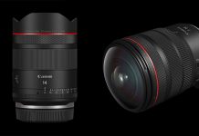 Canon RF 7-14mm F2.8-3.5 L Fisheye STM zoom lens and RF 14mm F1.4 L VCM prime lens