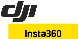 DJI and Insta360 logos