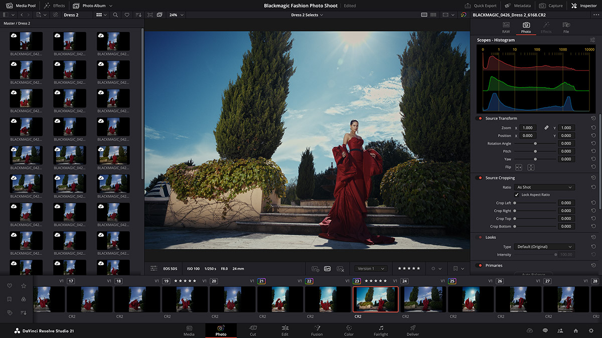 DaVinci Resolve 21 adds Photo page, AI focus tools and free upgrades