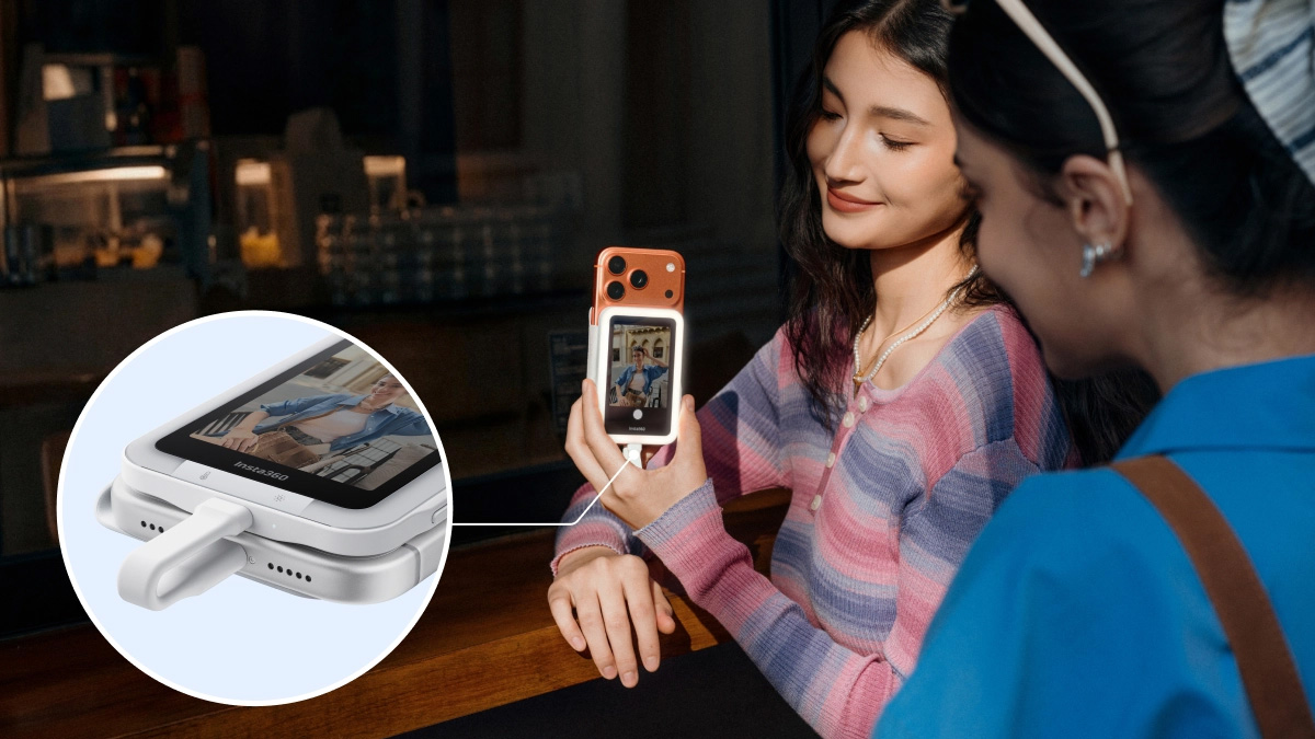 Insta360 Snap selfie monitor