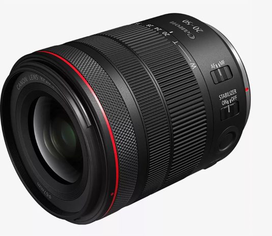 Canon RF 20-50mm F4 L IS USM PZ lens