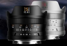 Brightin Star 7.5mm F2.8 IV prime lens