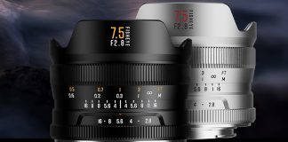 Brightin Star 7.5mm F2.8 IV prime lens