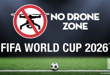 FAA FIFA World Cup 2026 No Drone Zone poster