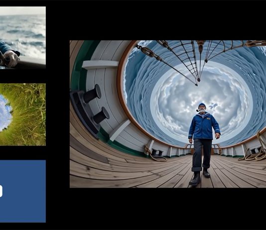 Image of walking man created by Google Gemini Omni from an image, a video, and a music clip