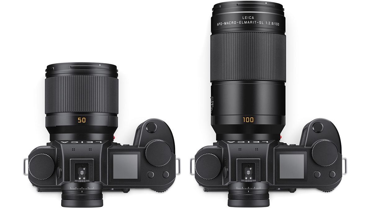 Leica Summilux-SL 50mm f/1.4 ASPH prime lens and Leica APO-Macro-Elmarit-SL 100mm f/2.8 prime lens