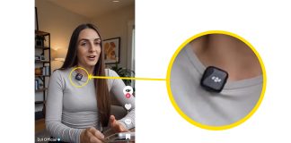 DJI's AI-generated advert showed a distorted company logo on the mic