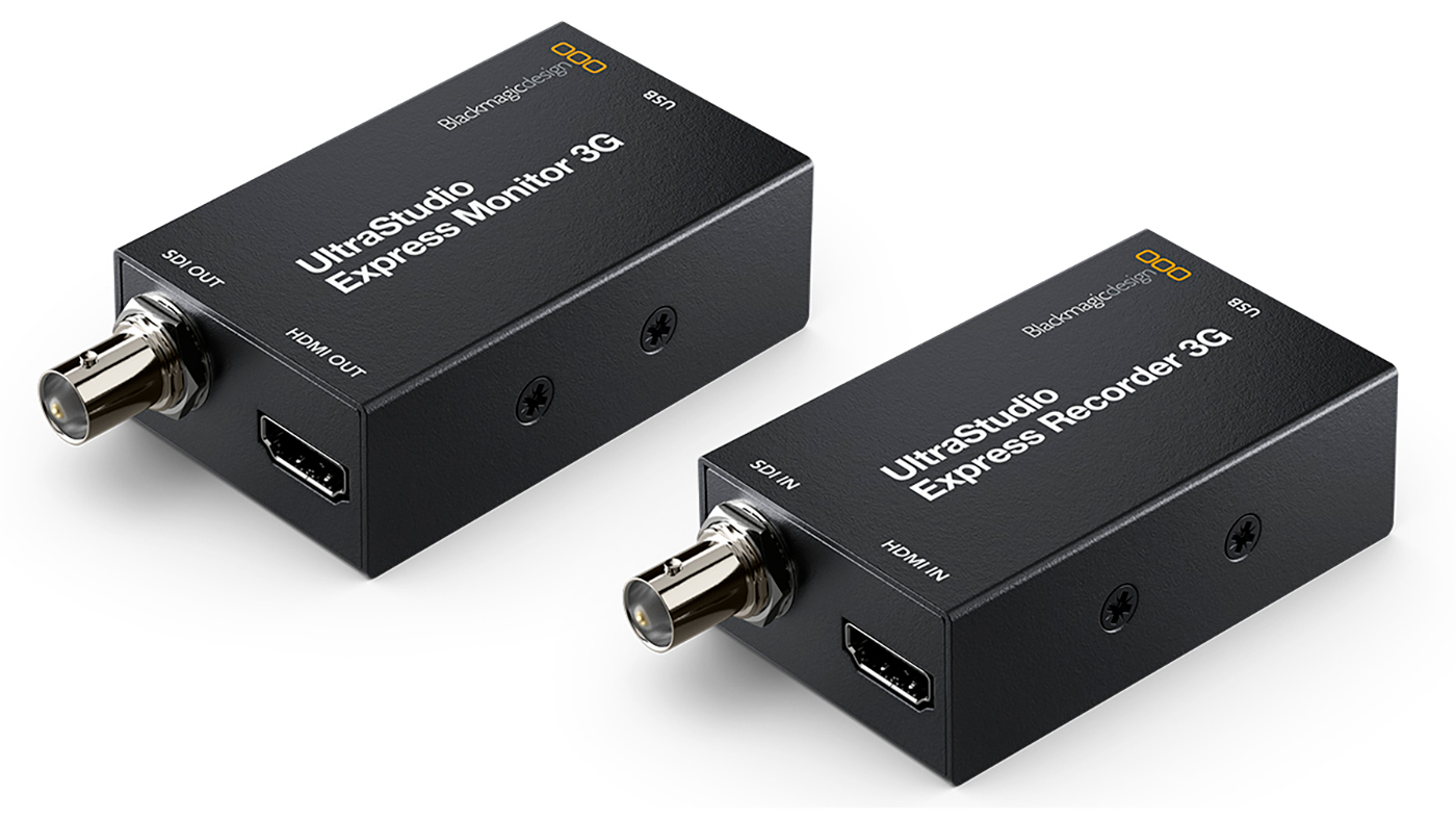 Blackmagic's UltraStudio Express 3G runs video and power over one
