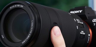 Sony FE 100-400mm F5.6-8 OSS super-telephoto zoom