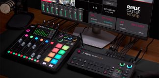 RodeCaster Pro II and RodeCaster Video connected with sync functionality