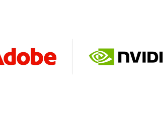 Edit up to 2x faster in Adobe Premiere with NVIDIA RTX Spark Adobe and Nvidia logos