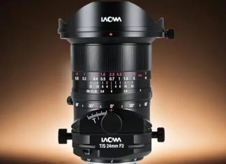 LAOWA’s new tilt-shift opens to f/2 Laowa FF II TS 24mm f/2 C-Dreamer tilt-shift lens