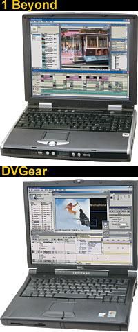 Laptop Comparison : 1 Beyond DV Pro 2600 Laptop vs. DVGear DVMobile Pro Dell Latitude C840