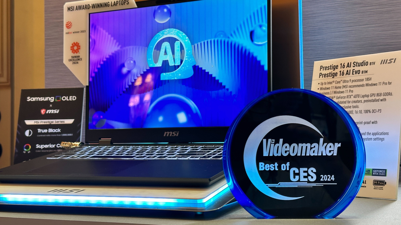 MSI Prestige 16 AI Studio wins Best Laptop award